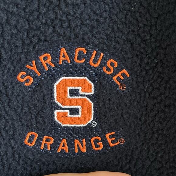 Syracuse University Womens Sherpa Full Zip Varsity Jacket Size M Champion - Picture 5 of 10